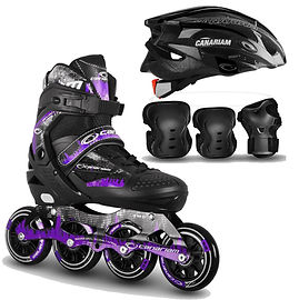 Patines canariam roller team morado 